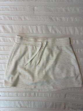 Ocean Drive White Drawstring Mini Skirt
